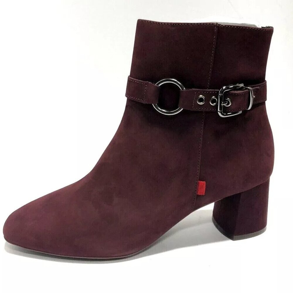 Marc Joseph New York, Madison Womens Bootie Wine Size 10.5 M